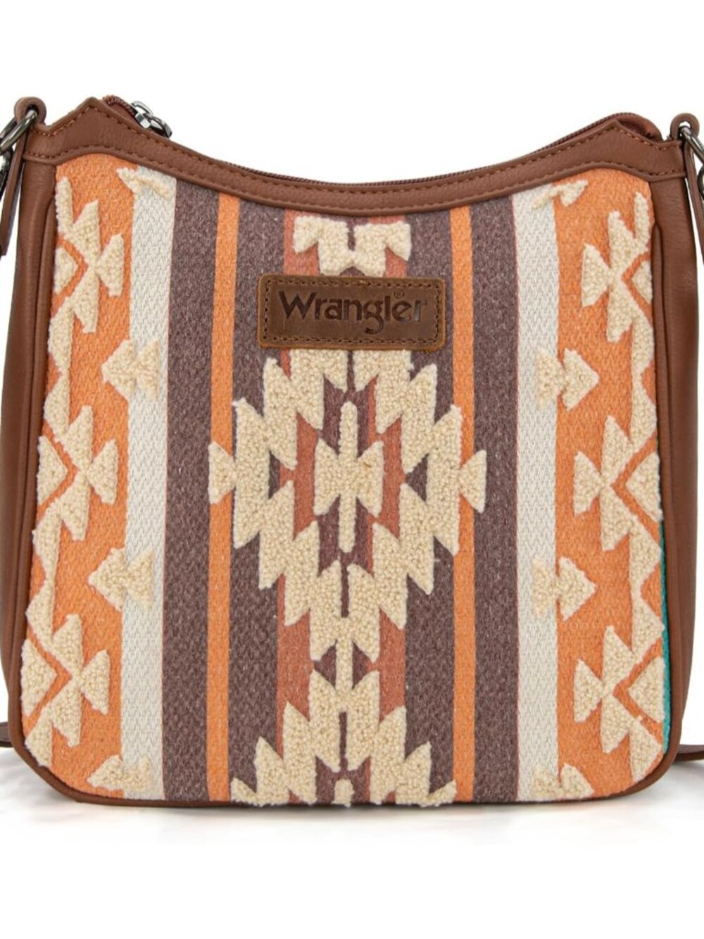 Wrangler Chenille Shoulder Bag for Women Western Women's Crossbody bags Aztec To